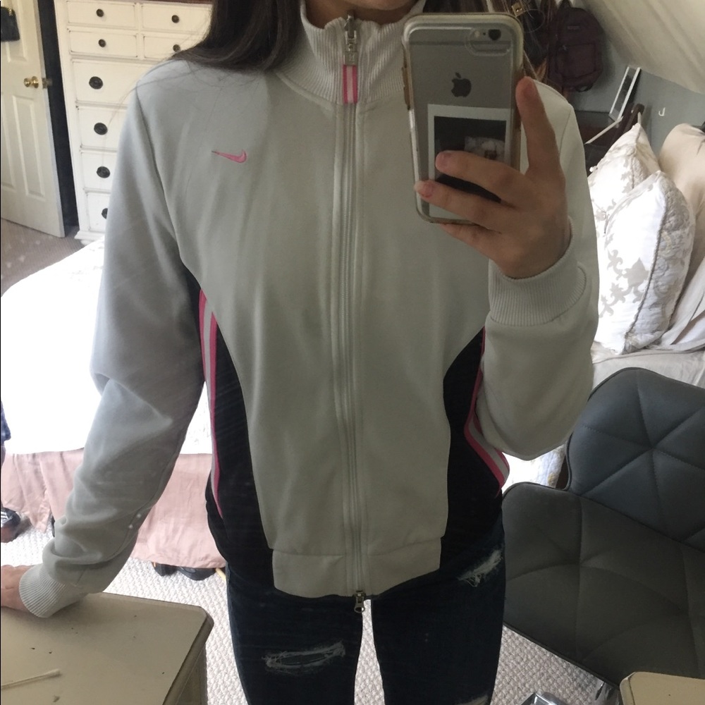 Long sleeve Nike zip up sweater